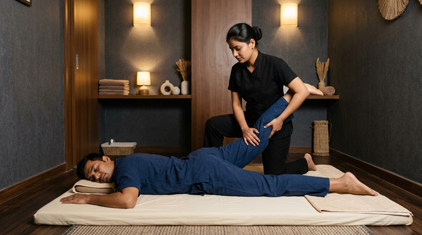 Swedish Massage at Sri Beauty & Spa Himayatnagar